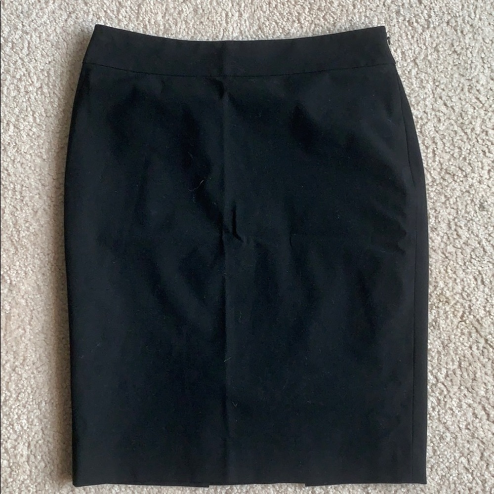Black pencil skirt